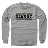 Mens Long Sleeve Heather Gray