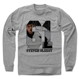 Mens Long Sleeve Heather Gray