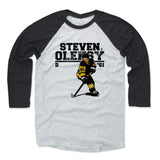 Mens Baseball T-Shirt Black / Ash