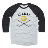 Mens Baseball T-Shirt Black / Ash