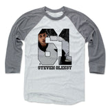 Mens Baseball T-Shirt Heather Gray / Ash