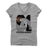 Womens Women's V-Neck Athletic Gray